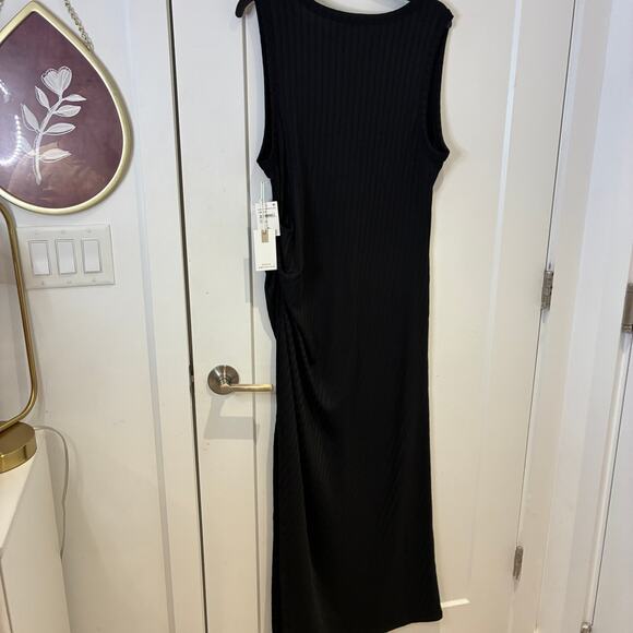 NWT Good American Shine Ribbed Maxi Dress Sz 2XL - Picture 4 of 12
